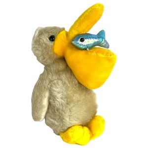 Good Stuff Plush Pelican With Fish In Mouth Bird 14 Inch Stuffed Animal Toy VTG